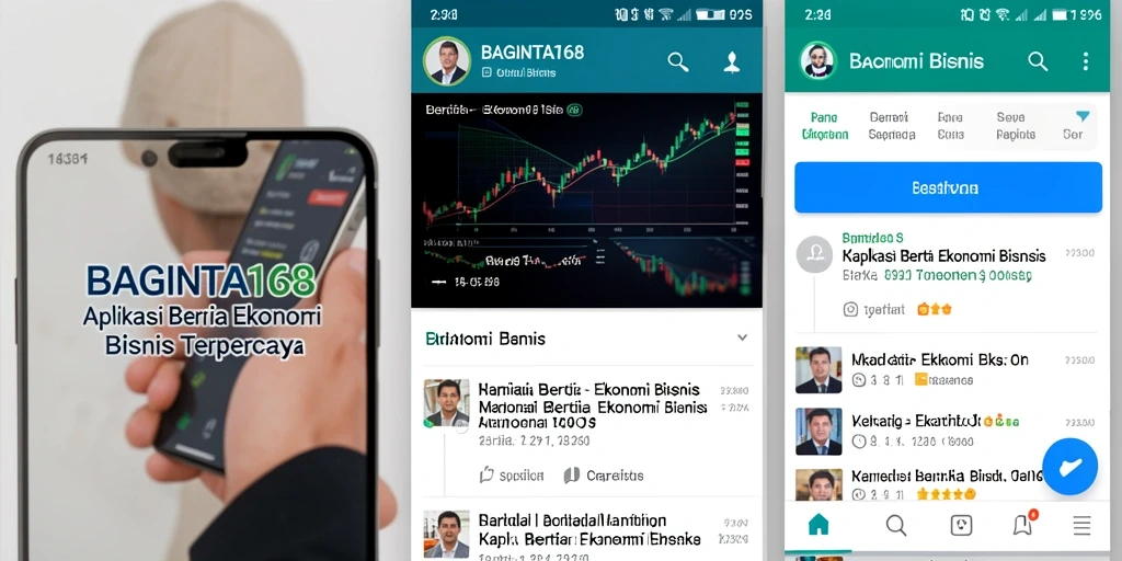 Tampilan antarmuka aplikasi BAGINTA168 yang informatif.