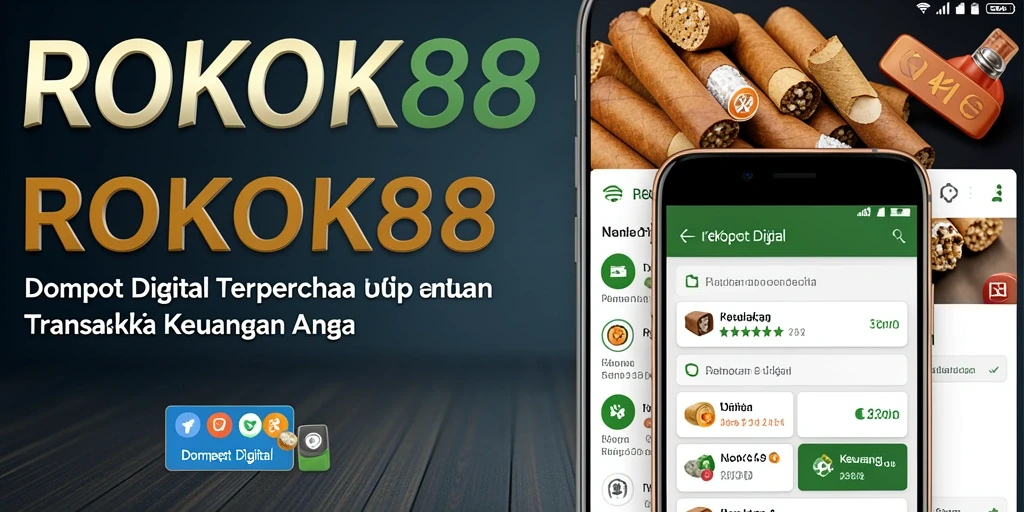 Antarmuka ROKOK88 yang sederhana dan fungsional untuk pengguna Dompet Digital.