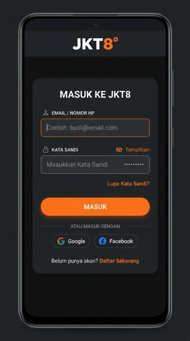 Panduan Masuk Akun jkt8 untuk Pengguna Android