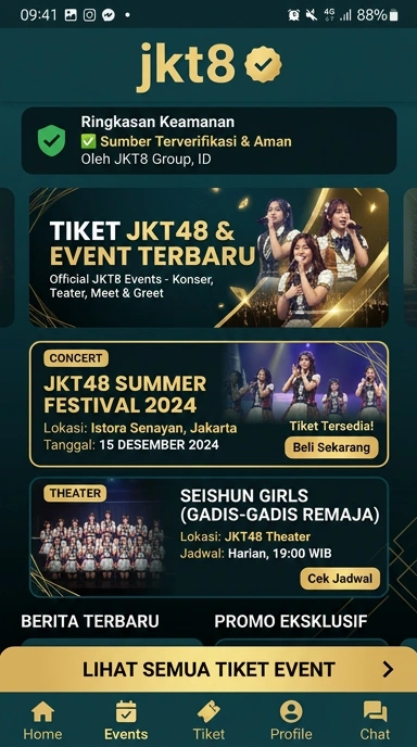 Halaman Resmi jkt8 untuk Pengguna Android Indonesia